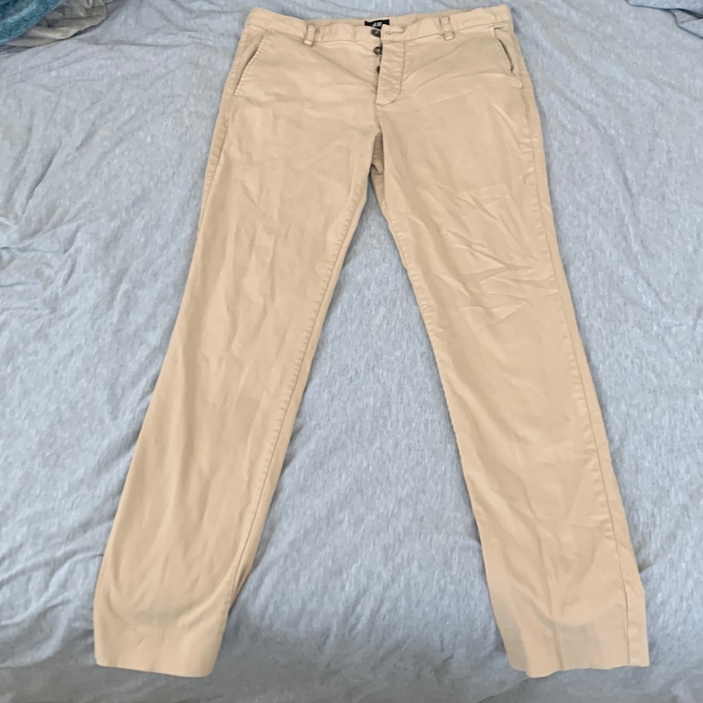 Slim Fit Khaki H&M pants